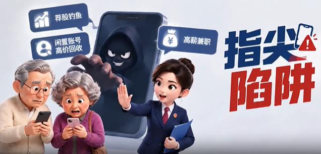 【国家网络安全宣传周】微动漫｜指尖陷阱